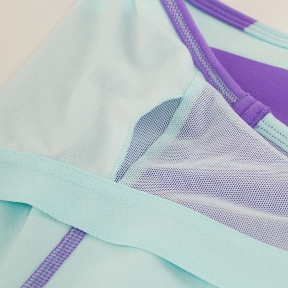 Lululemon Power Y Tank *Luon Light - Bold Stripe Power Purple - Picture 7 of 10